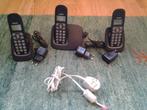 Philips draadloze telefoonset CD19x, Ophalen of Verzenden, Gebruikt, 2 handsets