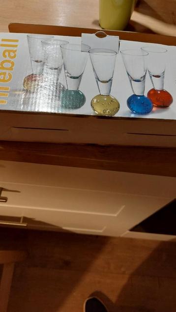 Fireball Shotglaasjes Set van 6 beschikbaar voor biedingen