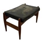 Vintage Spøttrup ottoman footstool Deens voetenbankje, Huis en Inrichting, Vintage, Gebruikt, Vintage, Vintage