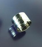 Antieke verzilverde Ring Art Nouveau voor vingerdoek, Ophalen of Verzenden