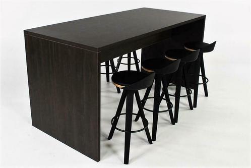 Bartafel WOOD 220x100xH110cm - Dark Oak, Huis en Inrichting, Tafels | Statafels, Nieuw, Ophalen of Verzenden
