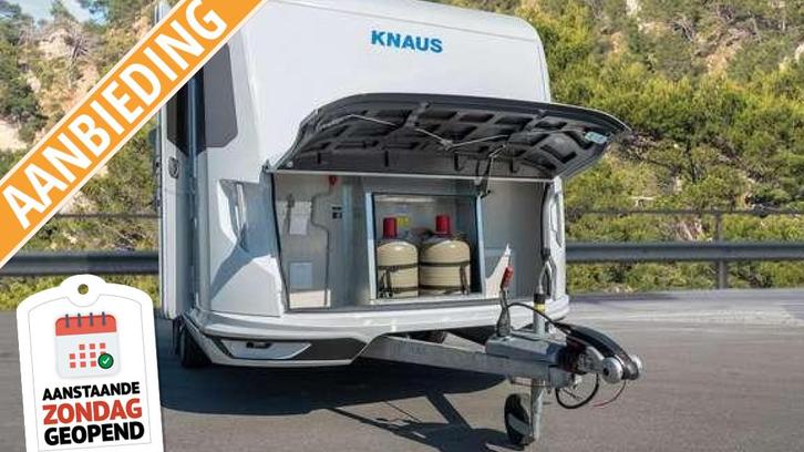 Knaus Deseo 400 TR € 4.482,-- mega voordeel, Caravans en Kamperen, Caravans, tot en met 2, 1250 - 1500 kg, Standaardzit, Knaus