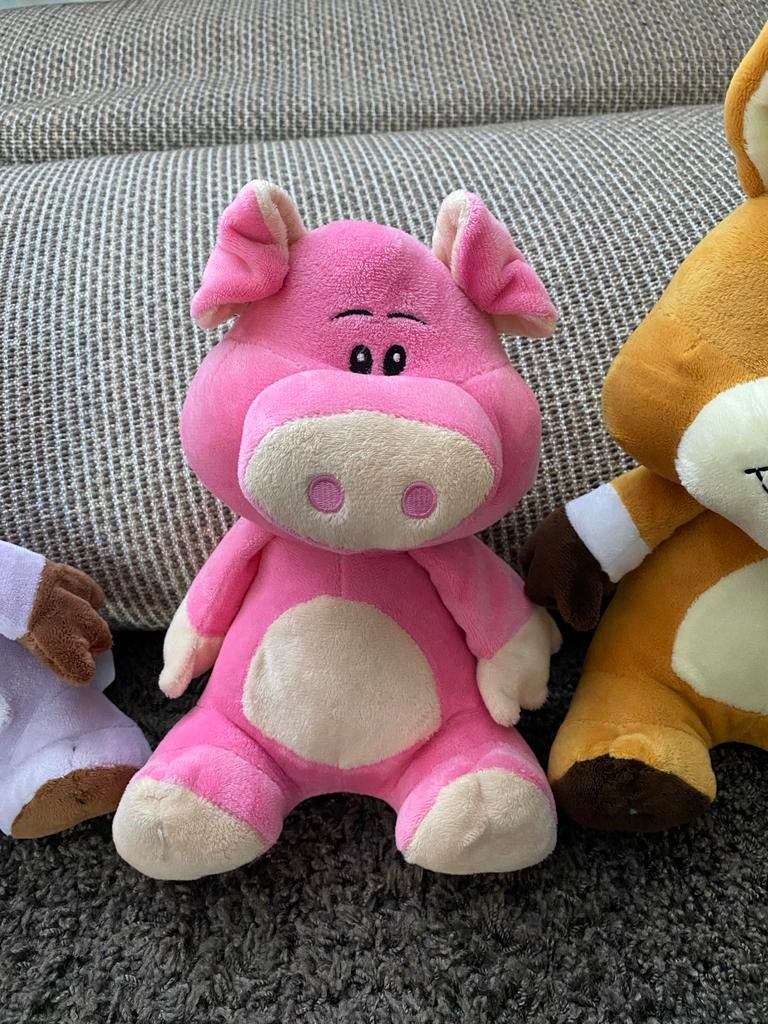 Farmies dierenknuffel varken, Ophalen of Verzenden, Zo goed als nieuw, Overige typen
