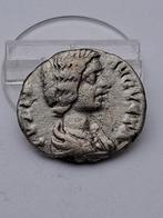 Zilveren Denarius Julia Domna aug, Ophalen of Verzenden, Vóór koninkrijk