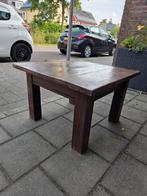 Teakhouten meubels, Huis en Inrichting, Tafels | Bijzettafels, Ophalen, Gebruikt, 75 cm of meer, Rechthoekig