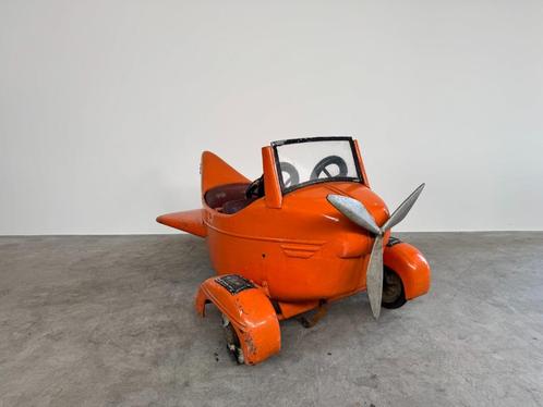 1949 Autopede Vliegtuig Type 3 Carrouselvoertuig, Antiek en Kunst, Antiek | Speelgoed, Ophalen