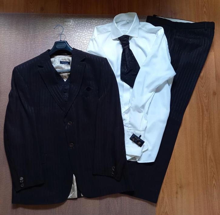 ZGAN!!  Mooi compleet choco bruin trouwpak van Immediate, Kleding | Heren, Trouwkleding en Trouwaccessoires, Zo goed als nieuw