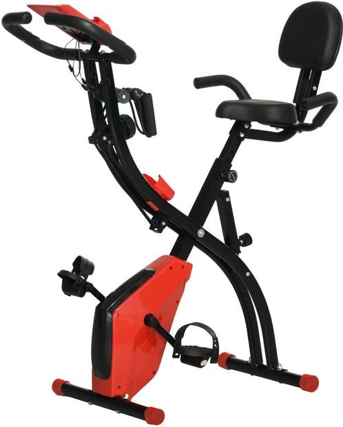 Opvouwbare Hometrainer-105x48x118 cm-Rood, Hobby en Vrije tijd, Overige Hobby en Vrije tijd, Nieuw, Verzenden