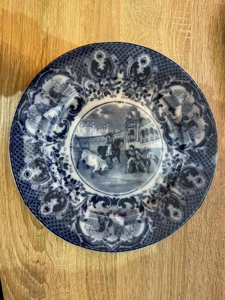 Delfts Blauw bord - Sphinx Maastricht - ca. 1930-1950, Antiek en Kunst, Kunst | Overige Kunst, Ophalen of Verzenden