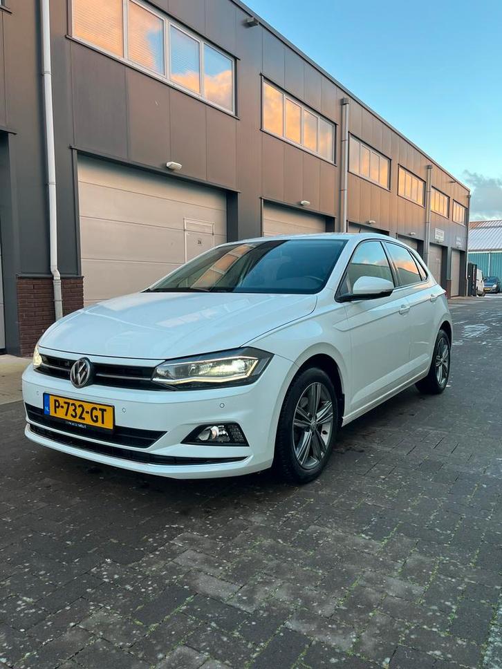 Volkswagen Polo 1.0 TSI 115pk 7-DSG 2019 Wit, Auto's, Volkswagen, Polo, Benzine, Hatchback, Automaat, Geïmporteerd, Wit, Voorwielaandrijving