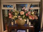 Mooie grote vaas met zijdebloemen, Ophalen, Zo goed als nieuw, Binnen