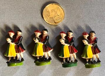 4 Poppetjes (Dansende Stellen) voor Gebruik in Koekoeksklok beschikbaar voor biedingen