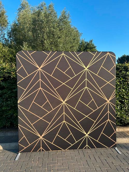 Photobooth Achterwand te huur (2,4 x 2,4m) | huren vanaf €49, Hobby en Vrije tijd, Feestartikelen | Verhuur, Nieuw, Overige, Ophalen of Verzenden