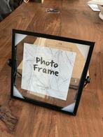 Fotolijst zwart staal glas 15x15 cm €10,-, Ophalen of Verzenden, Nieuw