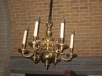 Koperen kroonluchter-6 lampen perfecte staat, Ophalen, Koper