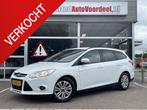 Ford Focus Wagon 1.0 EcoBoost Titanium /Airco/Cruise/Stoelve, Euro 5, Gebruikt, Met garantie (alle), Wit