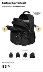 Eastpak grote zwarte rugzak, 45 tot 60 cm, Gebruikt, 25 tot 40 cm, Ophalen of Verzenden