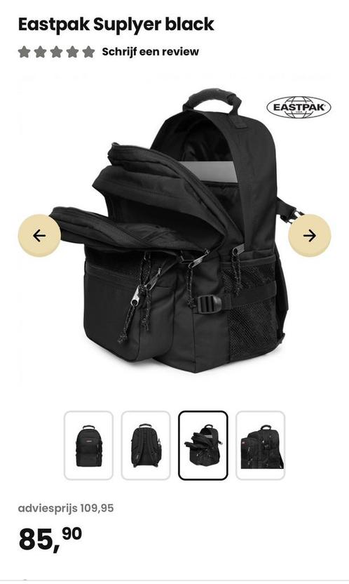 Eastpak grote zwarte rugzak, Sieraden, Tassen en Uiterlijk, Tassen | Rugtassen, Gebruikt, Eastpak, 25 tot 40 cm, 45 tot 60 cm