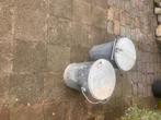 Oude vuilnisemmer, Huis en Inrichting, Woonaccessoires | Prullenbakken, Ophalen, Gebruikt, 20 tot 30 liter, Metaal
