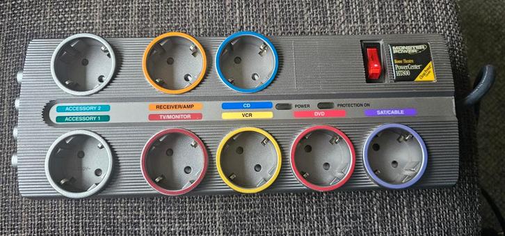Monster PowerCenter HT800 - Netfilter / Stroomverdeler, Audio, Tv en Foto, Audiokabels en Televisiekabels, Ophalen of Verzenden