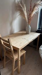 Ikea INGO tafel en 4 IVAR stoelen zo goed als NIEUW!, Ophalen of Verzenden, Zo goed als nieuw, Rechthoekig, 50 tot 100 cm