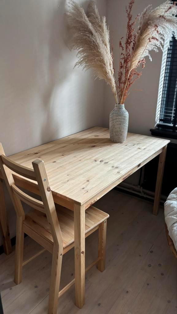 Ikea INGO tafel en 4 IVAR stoelen zo goed als NIEUW!, Huis en Inrichting, Tafels | Eettafels, Zo goed als nieuw, 50 tot 100 cm