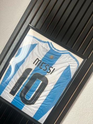 Ingelijst Messi Shirt - Nieuw! beschikbaar voor biedingen