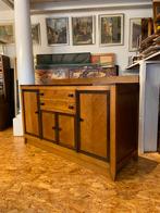 Amsterdamse School Dressoir - Eiken/Coromandel, 150 tot 200 cm, Eikenhout, Ophalen of Verzenden, Zo goed als nieuw