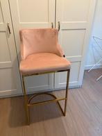 Nieuwe Richmond barkruk roze/goud, Ophalen, Met voetsteun, Nieuw, Metaal