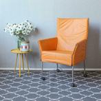 2x Showroommodel Montis Charly fautueil cognac/oranje, Niet ingevuld, Niet ingevuld, Ophalen of Verzenden, Zo goed als nieuw
