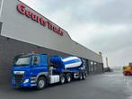 DAF CF 510 6X4 + DE BUF ST2 2-ASSIGE 10M3 CONCRETE MIXER/MIS, Blauw, Overige brandstoffen, Bedrijf, Aanhangers en Opleggers