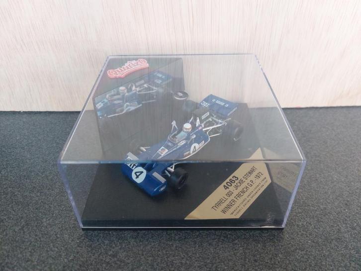 Tyrrell 003 Jackie Stewart #4 French GP 1972 Quartzo 1:43 OV, Hobby en Vrije tijd, Modelauto's | 1:43, Zo goed als nieuw, Auto