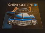 Brochure Chevrolet 1970, Boeken, Auto's | Folders en Tijdschriften, Ophalen of Verzenden, Zo goed als nieuw, Chevrolet