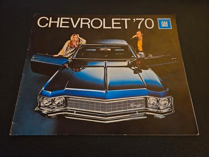 Brochure Chevrolet 1970, Boeken, Auto's | Folders en Tijdschriften, Zo goed als nieuw, Chevrolet, Ophalen of Verzenden
