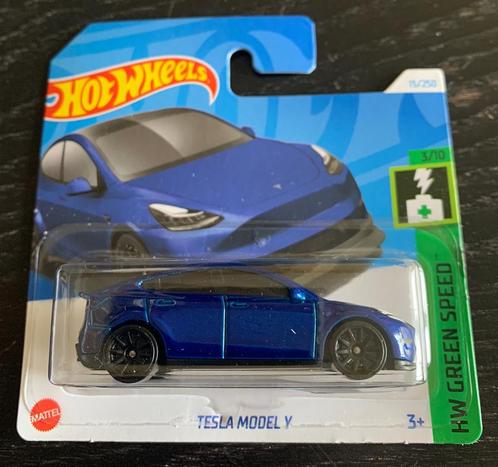 Hot Wheels - Tesla Model Y (24), Kinderen en Baby's, Speelgoed | Speelgoedvoertuigen, Zo goed als nieuw, Ophalen of Verzenden