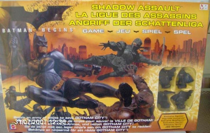 Mattel Batman Begins bordspel geseald in doos film tv, Verzamelen, Film en Tv, Nieuw, Film, Gebruiksvoorwerp, Ophalen of Verzenden