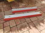 Vintage kappen tl lampen, Huis en Inrichting, Lampen | Lampenkappen, Ophalen, Gebruikt, Rood