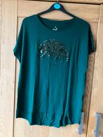Nieuw/donkergroen top t shirt glimmers/Only/L, Maat 38/40 (M), Nieuw, Ophalen of Verzenden, Korte mouw