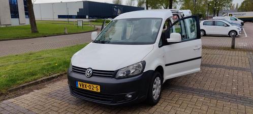 VW Caddy 1.6 Blue Motion - Wit 2013 / Km-stand 136.494., Auto's, Bestelauto's, Bedrijf, Aangepast voor mindervaliden, ABS, Airbags