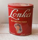 Vintage Lonka Fudge Blik, Ophalen of Verzenden, Gebruikt, Overige