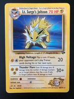 Pokemon Lt Surge’s Jolteon 28/132 Rare Non-Holo, Hobby en Vrije tijd, Verzamelkaartspellen | Pokémon, Ophalen of Verzenden, Zo goed als nieuw