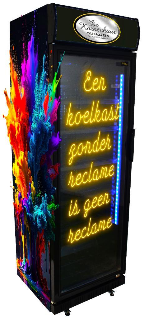 HORECA koelkast met uw eigen reclame of logo? De Kornschuur, Witgoed en Apparatuur, Koelkasten en IJskasten, Nieuw, Zonder vriesvak