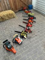 Hele partij ouderwetse kettingzagen vintage, Tuin en Terras, Ophalen