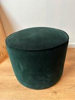 Groene poef, Ophalen, Rond, Minder dan 50 cm, Zo goed als nieuw