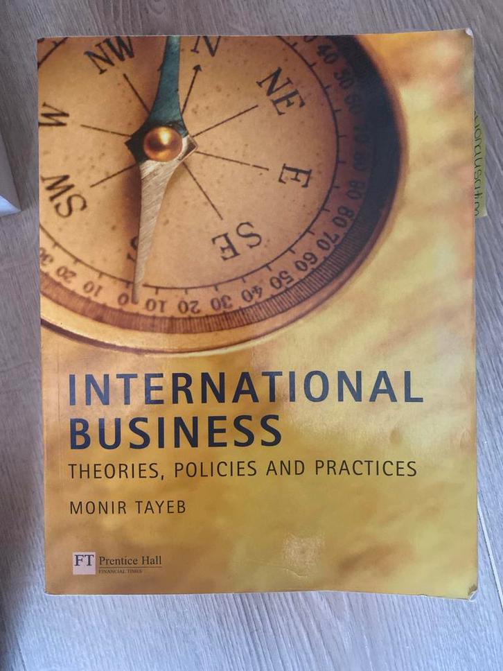 International Business - Monir Tayeb, Boeken, Studieboeken en Cursussen, Zo goed als nieuw, HBO, Gamma, Ophalen of Verzenden