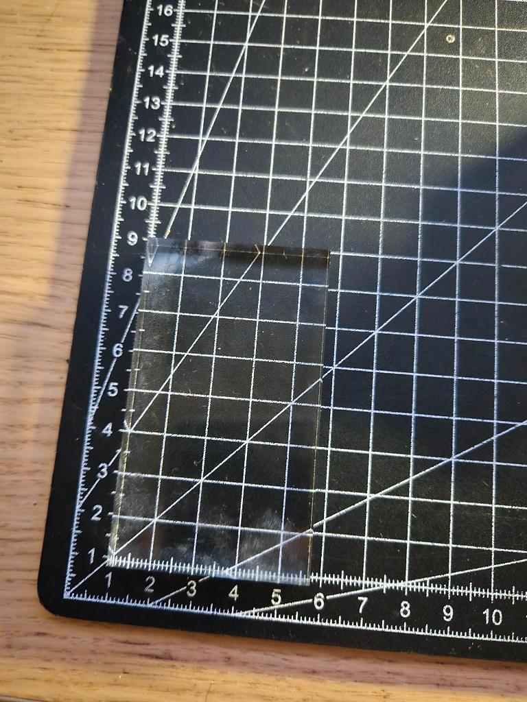 ≥ Acrylic clear stamp blok – 85 x 55 mm — Stempelen — Marktplaats