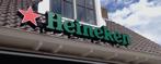 Heineken lichtbak, Ophalen, Gebruikt, Reclamebord, Plaat of Schild, Heineken