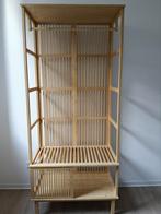 Kledingrek Bamboe small closet, Huis en Inrichting, Kasten | Kledingkasten, Ophalen, Minder dan 50 cm, Met hangruimte, Zo goed als nieuw
