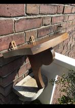 Massief eiken houten wandplank console, ong 25 h x 28 cm oud, Antiek en Kunst, Ophalen of Verzenden