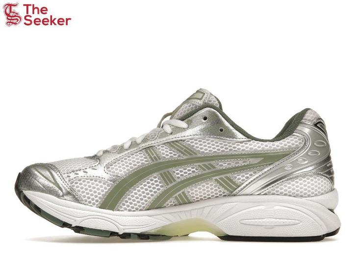ASICS Gel-Kayano 14 White Silver US M4.5, Kleding | Heren, Schoenen, Nieuw, Sneakers of Gympen, Wit, Verzenden